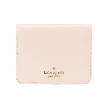 Kate Spade LENA Leather Wallet Trumpets Women's Blush Pink