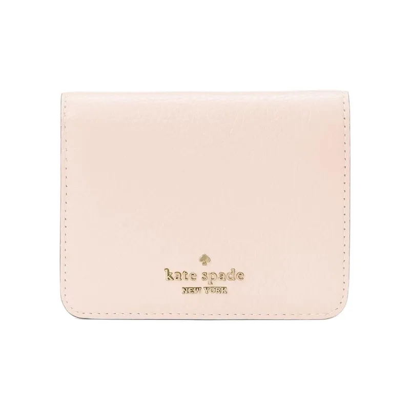 Kate Spade LENA Leather Wallet Trumpets Women's Blush Pink-0