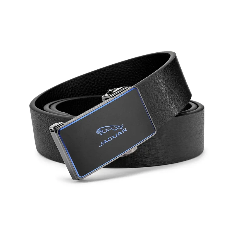 JAGUAR Top Grain Cow Leather Belts Men's 3.4cm-1