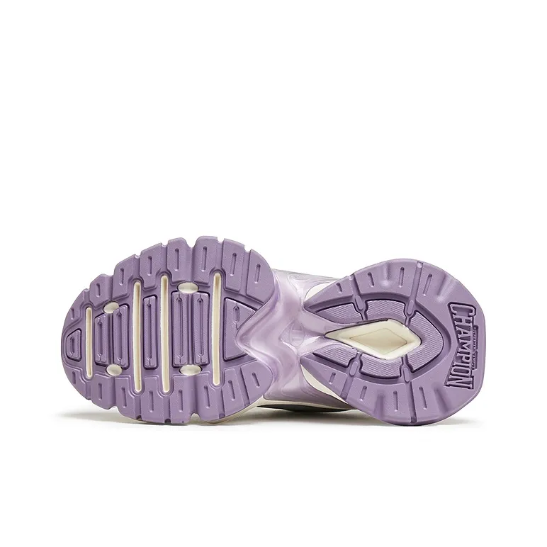 Champion Tooth Shark 2.0 Balance Low Top Chunky Sneakers Women's Silver White/Gray Tone Grape Purple-4