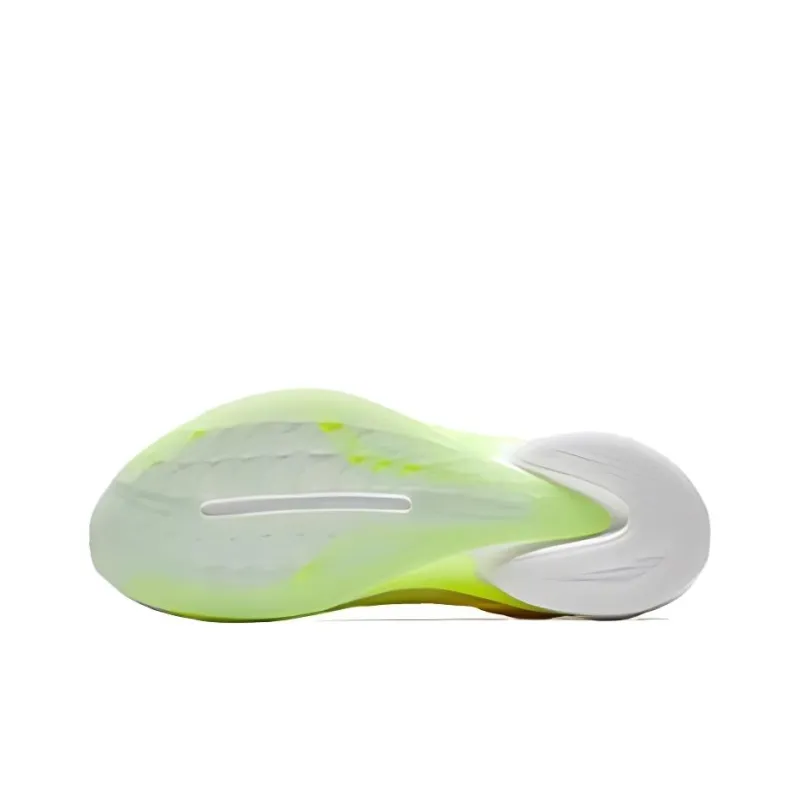 Anta Cushioning Rebound Wear-Resistant Low-Top Nitrogen Technology Training Running Shoes Men's White Yellow-3