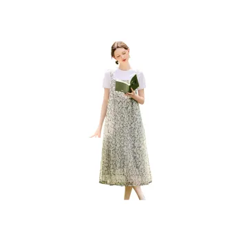 TOUCH Slip Dresses Women's Gray Green Multicolor