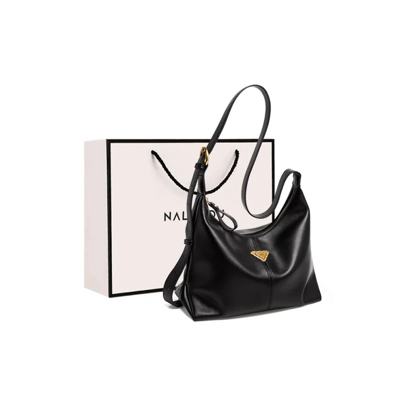 Narandu Cow Leather With Synthetic Leather Crossbody Bag, Shoulder Bag Medium Size Women's Multicolor-11