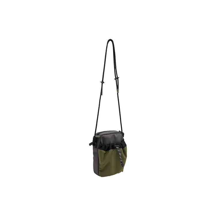 URBAN REVIVO Fabric Crossbody Bag Men's Cool Gray-1