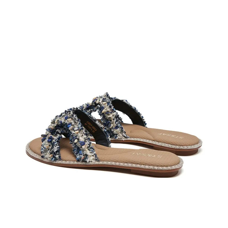 ST&SAT Odor Resistant Quick Dry Antibacterial Slide Slippers Women's-9