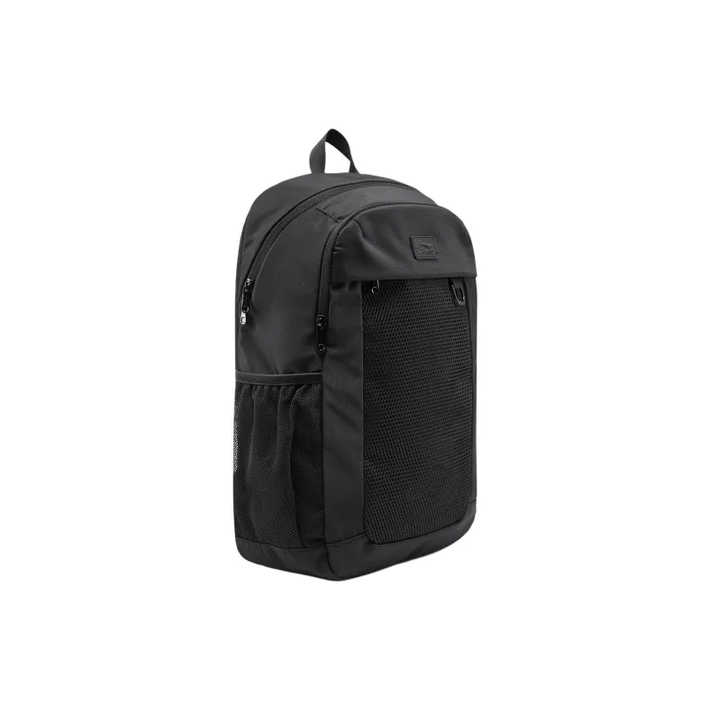 LiNing Sports Life Collection Polyester Students Backpack Unisex Black-2