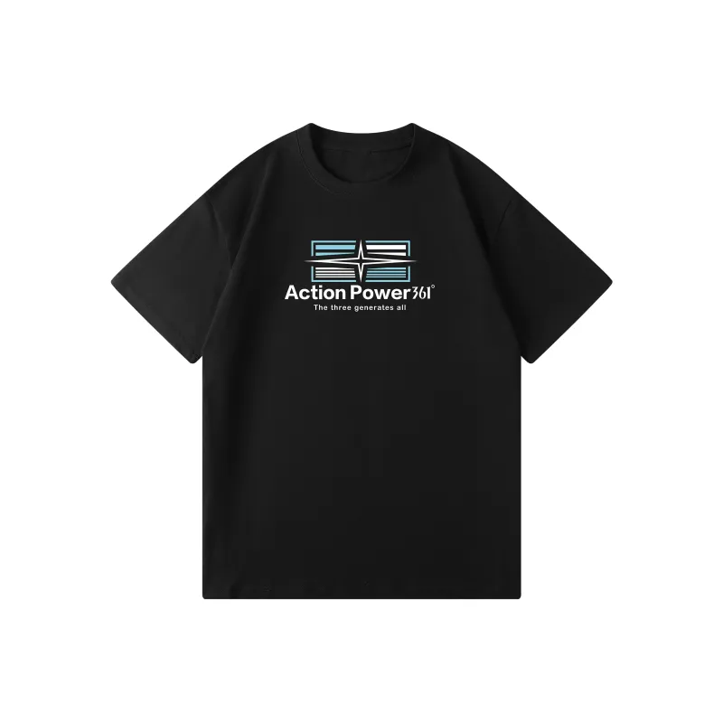 361° T Shirt Unisex Super Black-0