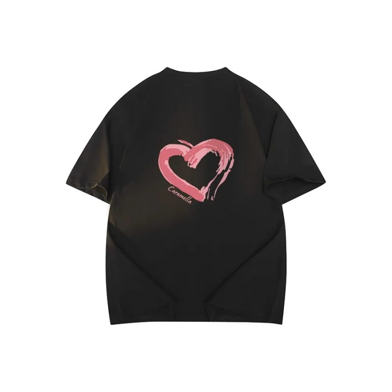 Caramella Drop Shoulder Sleeve T Shirt Women's-9