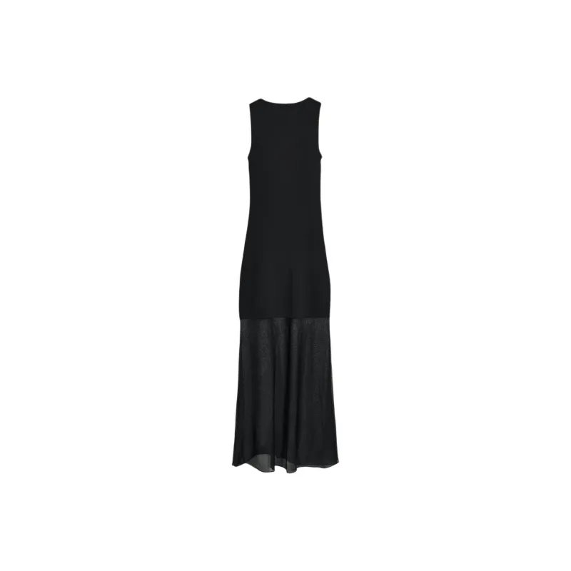 ZARA Sleeveless Dresses Women's Black-1