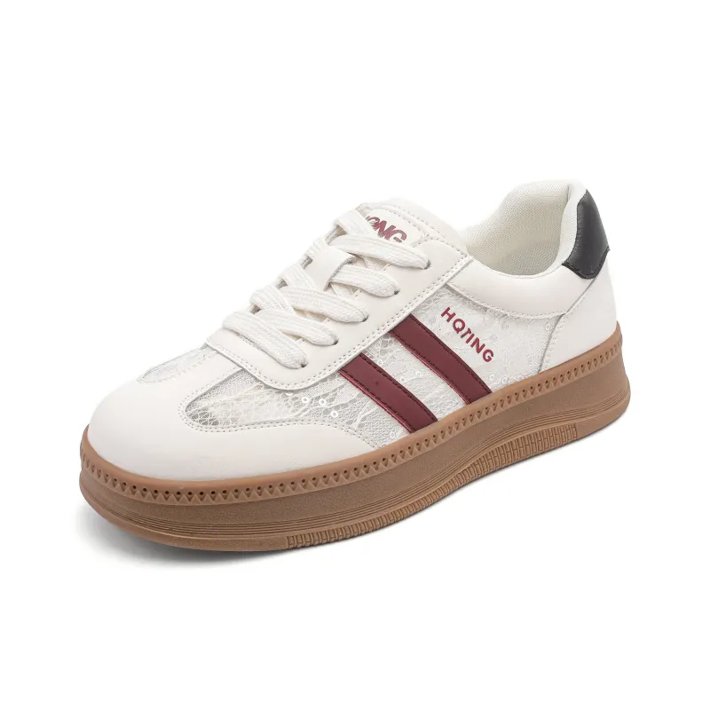 RED DRAGONFLY Low Top Skateboard Shoes Women's-1
