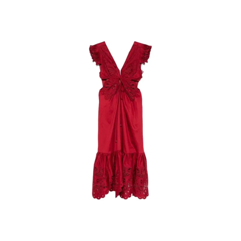 Farm Rio Butterfly Maxi Dress-0