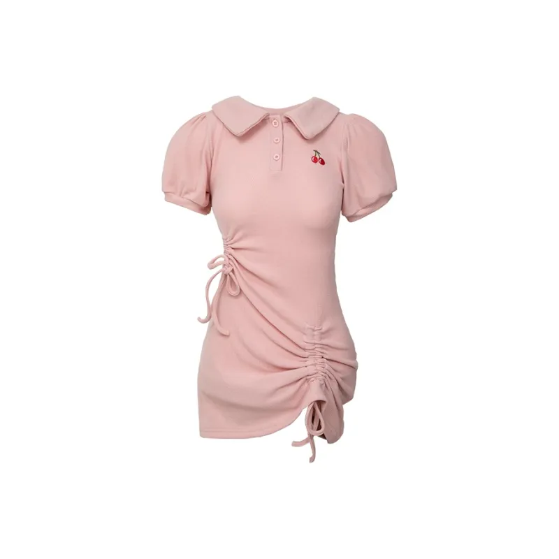 GUOZHEN Short Sleeved Dress Women's-0