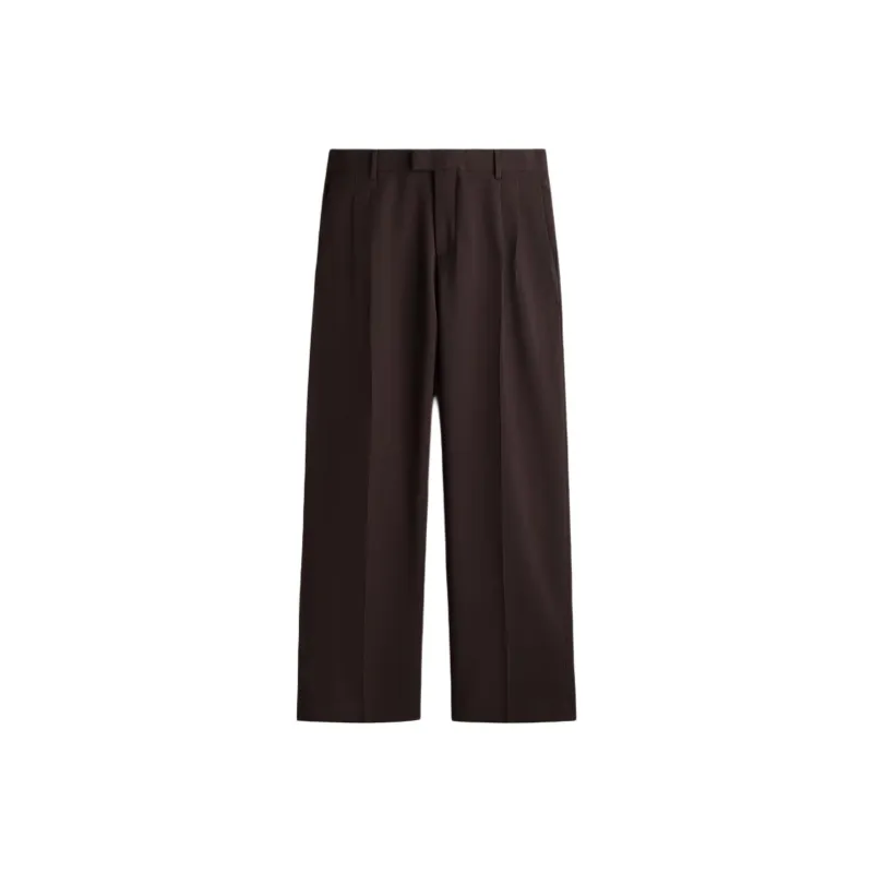 H&M Suit Trousers Men Dark Brown-0