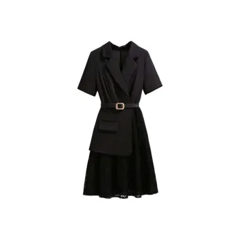 Mu Qingqing Short Sleeved Dress Women's