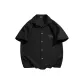 [Short-Sleeved Shirt]Black (Hb Ink Five-Pointed Star Chest Logo)