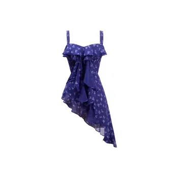 Mu Xiao Xin Slip Dresses Women's Purple