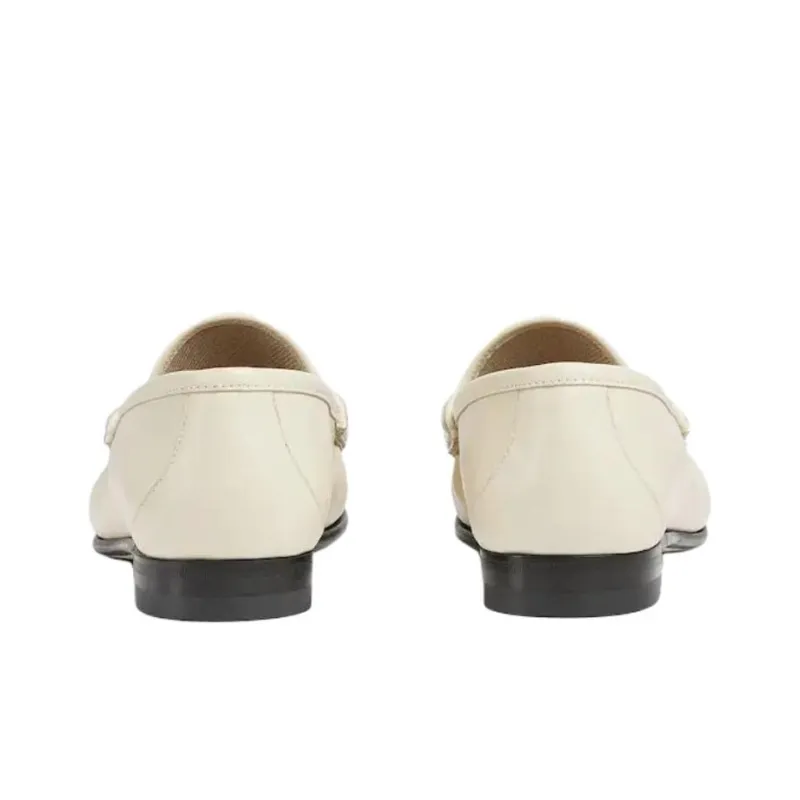 GUCCI Horsebit 1953 Casual Single Shoes Women's White-4