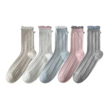 AUGUST Mid Calf Socks Women's 5 Pack