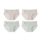 4 Pack (2 Apricot Gray+2 Multicolor Green)