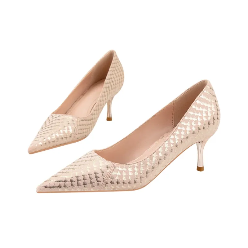 MCKP Slim Heel High Heels 6cm Women's-5