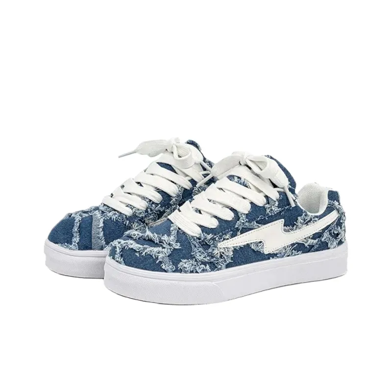 ALI THE FOX Slip Resistant Cushioning, Abrasion Resistant, Height Increasing Low Top Skateboard Shoes Unisex-6