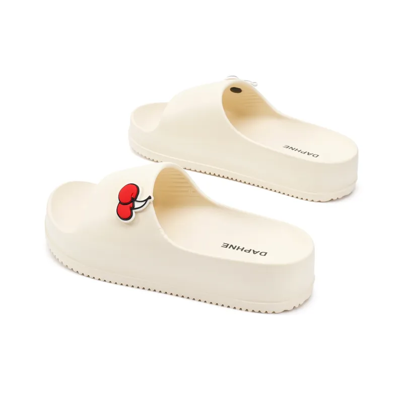 DAPHNE EVA Slip Resistant Slide Slippers Women's Beige-3