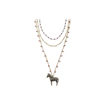 ZARA Metal Necklaces Women's Gold