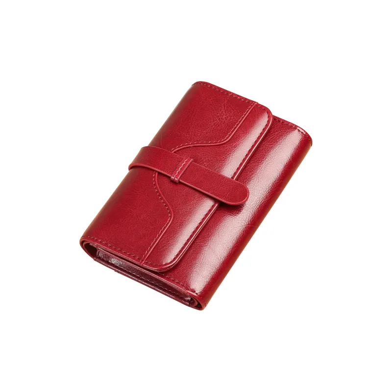 Gorora Cow Leather Wallet Regular Women's Multicolor-0