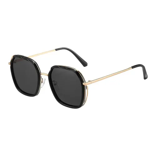 JEANSWEST TR/Memory Plastic Metal Square Sunglasses Unisex