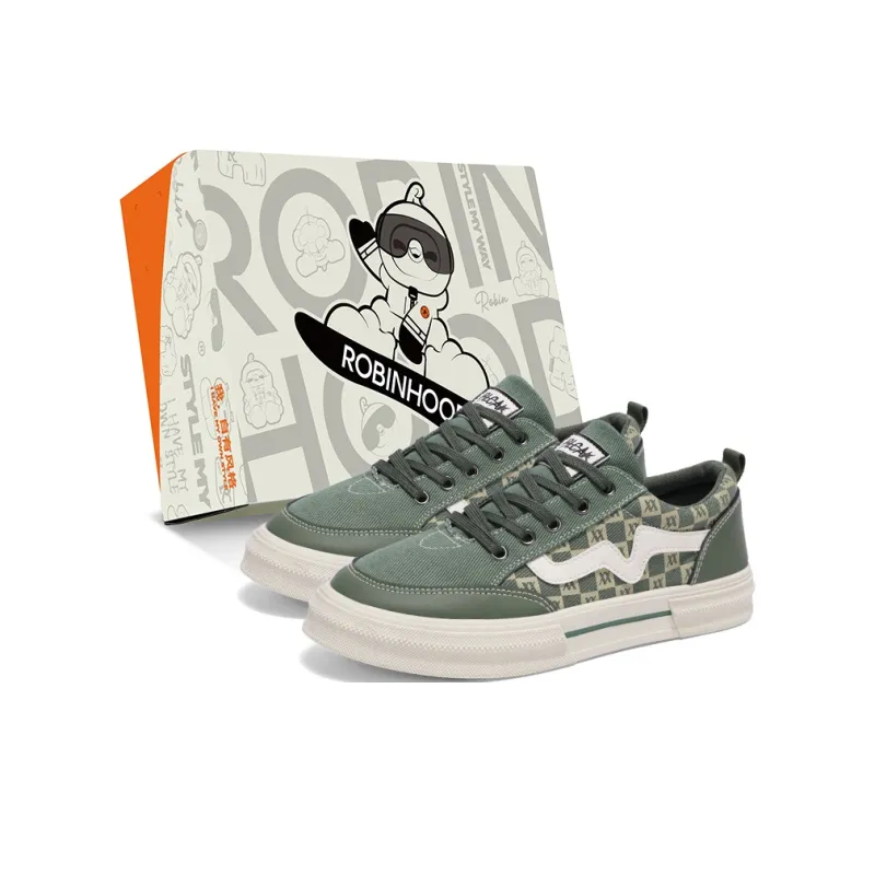 ROBINHOOD Slip Resistant, Abrasion Resistant, Lightweight, Breathable Low Top Skateboard Shoes Men's Box Included-10