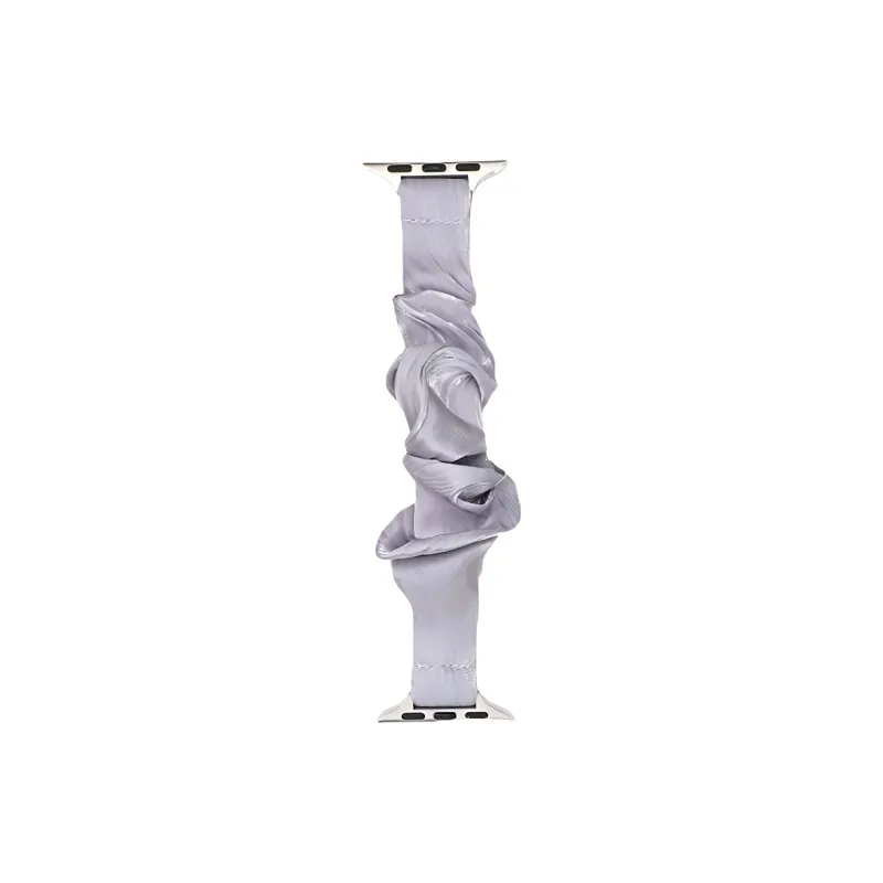 KVZUVUU Apple Compatibility Watch Band Spun Silk Material-4