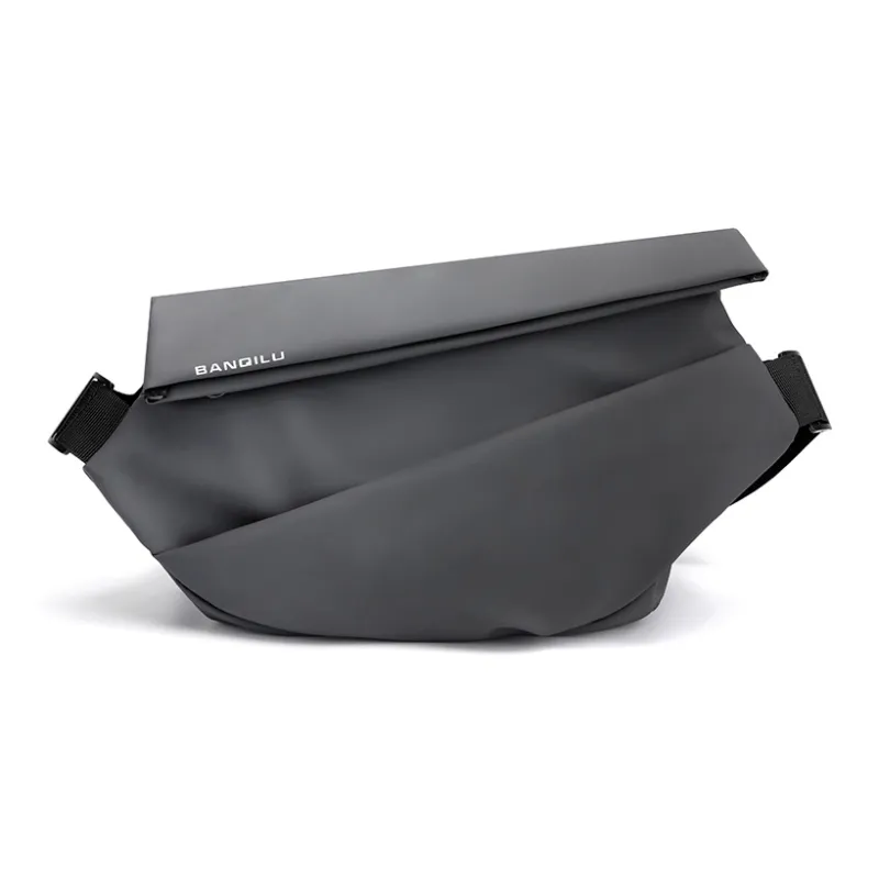 BAODIDAISHU Nylon Multifunction Crossbody Fanny Pack Sling Bag Regular Men's Black/Army Green/Gray-8