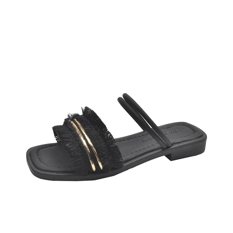 AFJI Rubber Sole Abrasion Resistant Slide Slippers Women's-0