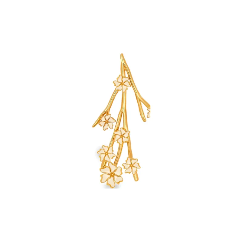 Oscar De La Renta Flower detailing Earrings-1