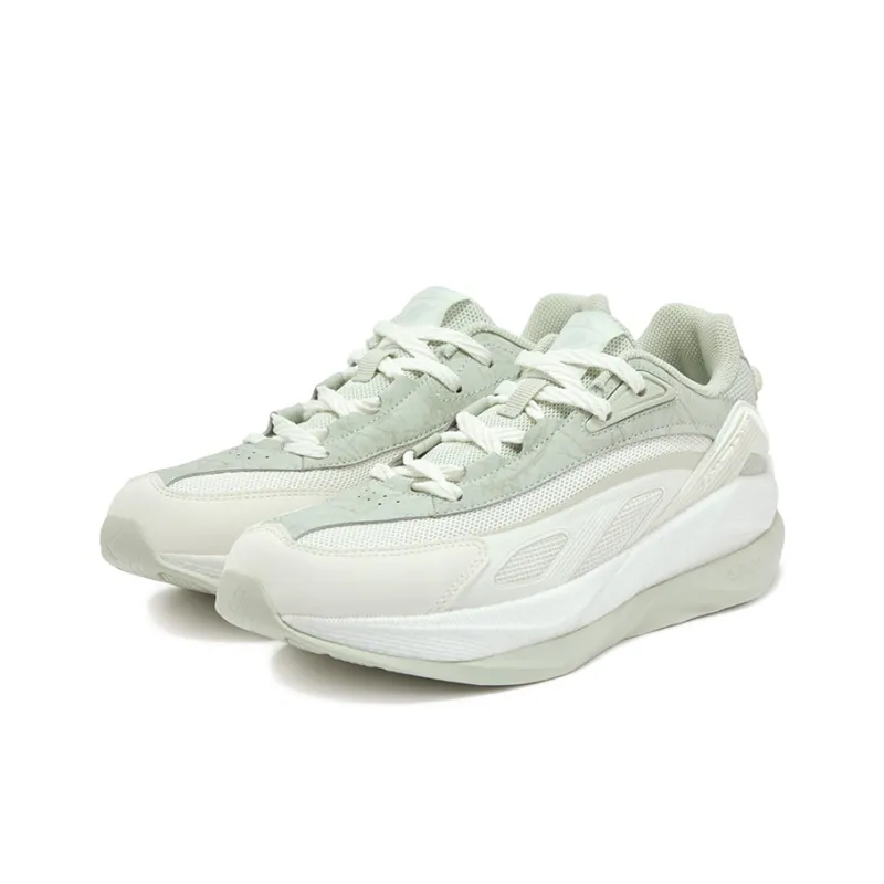361° Anti Slip Wear Resistant Low Top Casual Shoes Women's Ore Gray Green-2