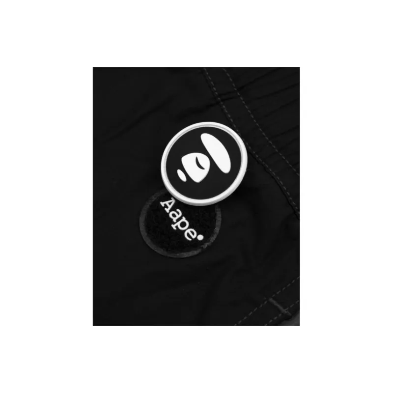 Aape Casual Shorts Unisex Black-2