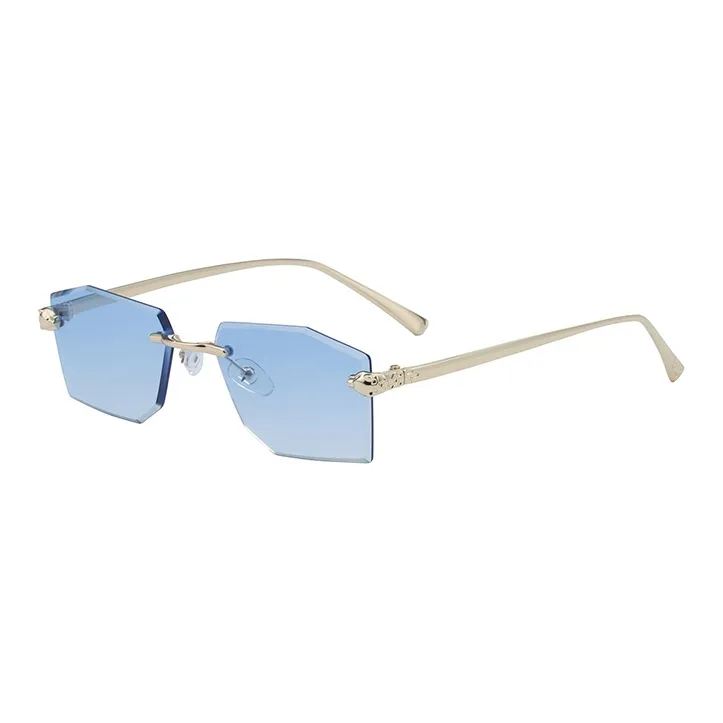 NOME Plastic Metal Irregular Shape Sunglasses Unisex-11