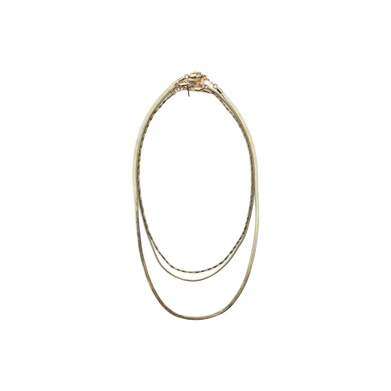 ZARA Stainless Steel Necklaces Women's Gold-0