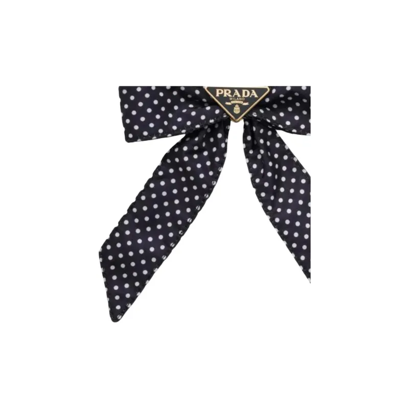 PRADA Polka Dot Hair Bow-2