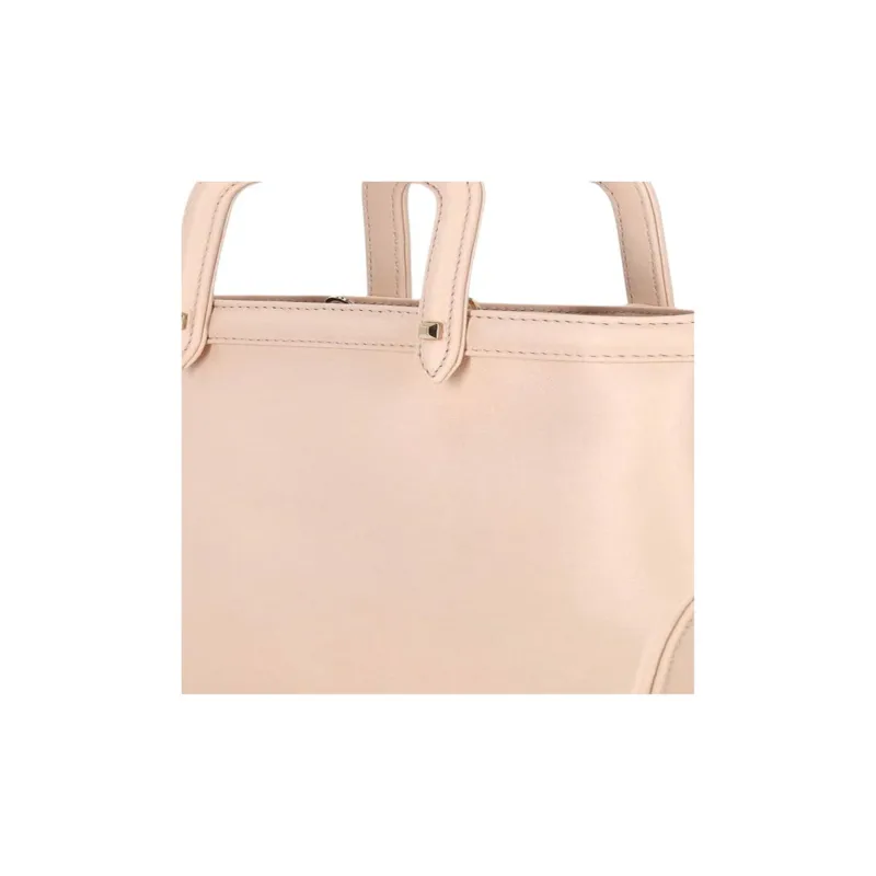 Rodo Lambskin Handbag Regular Women's Natural-3
