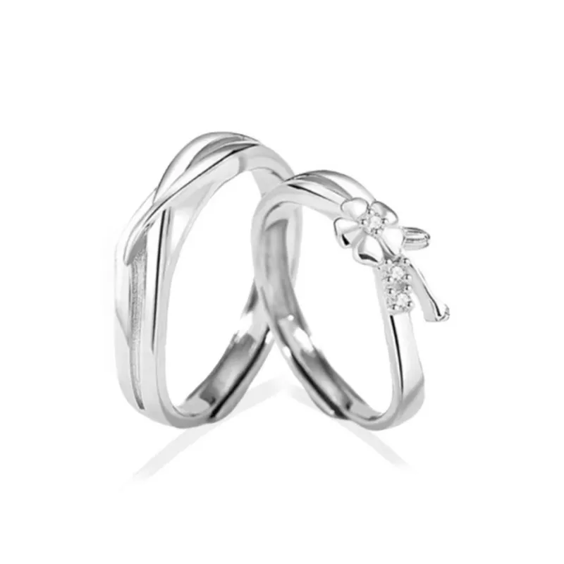 MINGTAIZHUBAO S925 Silver Rings Unisex-3
