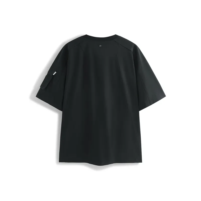 PEACEBIRD MEN T Shirts Unisex Black 1-1