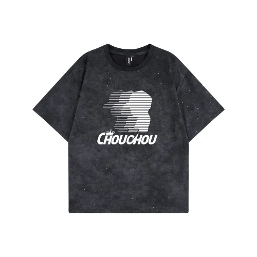 CHOUCHOUS Drop Shoulder Sleeve T Shirt Women's