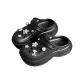 Black (with Built-in Discount Floral Pattern)