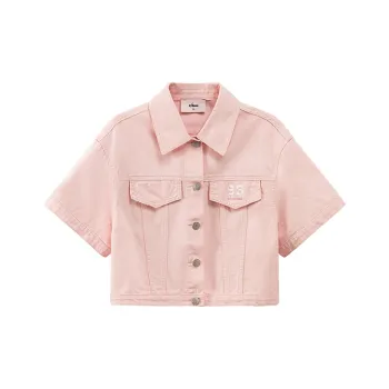 CHUU Cropped Coats Women's Light Pink
