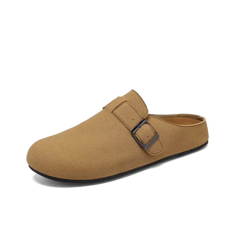 TELENT Slip Resistant Abrasion Resistant Closed Toe Slippers Men's-4