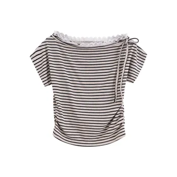 HTMEME T Shirts Women's Apricot