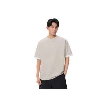 WOOG2005 T Shirts Unisex Beige Apricot