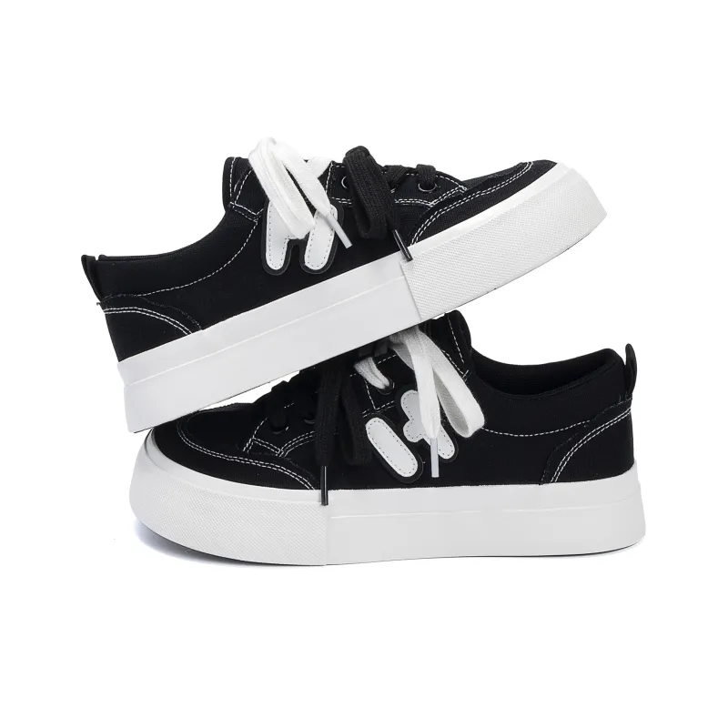 HUANQIU Breathable, Lightweight Coverage Low Top Canvas Shoes Women's-1