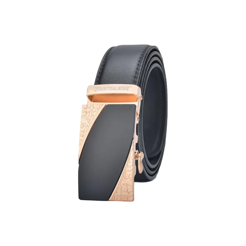 JEANSWEST Split Cow Leather Belts Men's 3.5cm-2